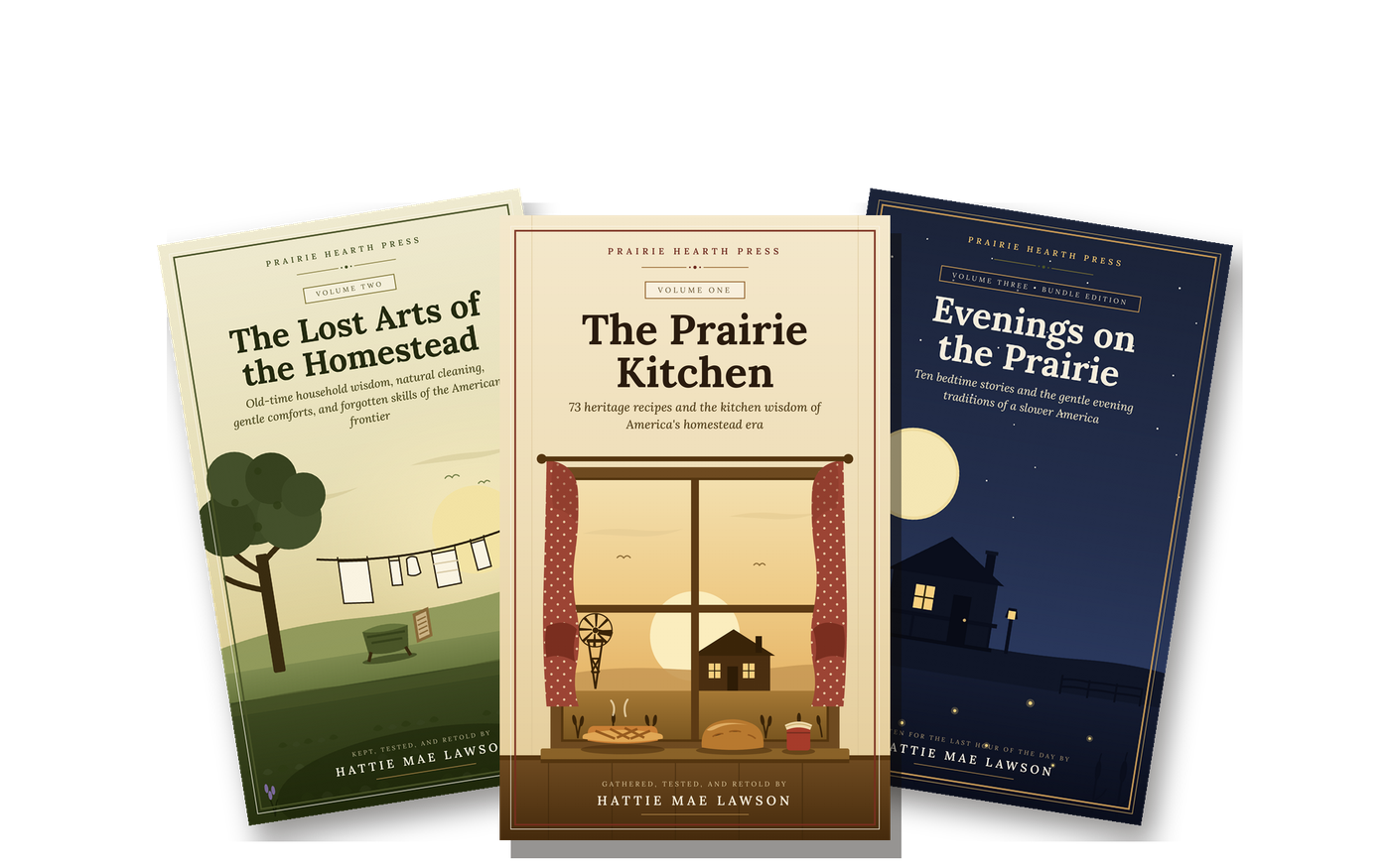All three volumes together